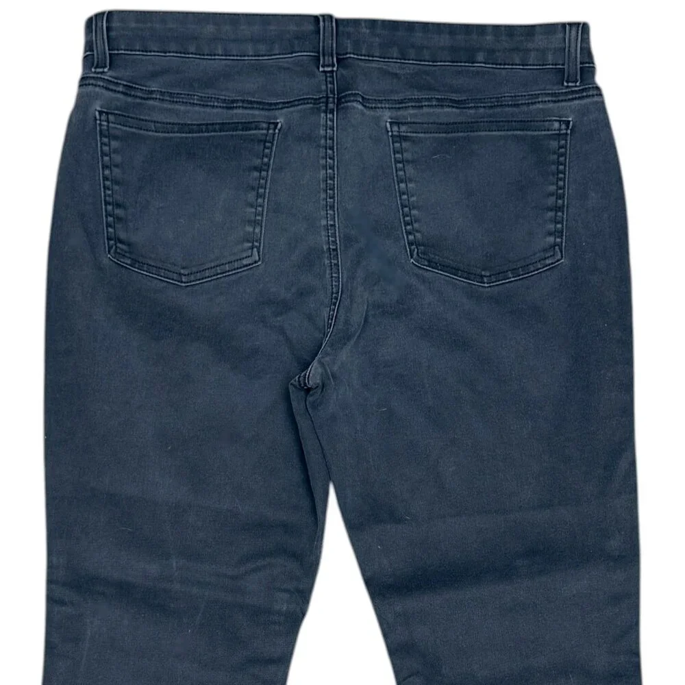EILEEN FISHER Women's EUC Organic Cotton Slim Mid-rise Denim | Size 12‎